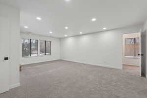 Primary Bedroom with huge bathroom and closets.