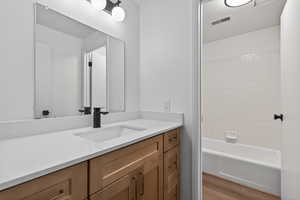 Basement Bathroom tub/shower combination