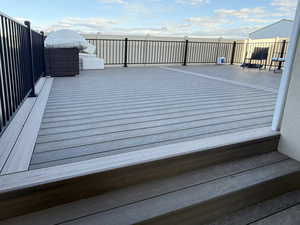 View of deck