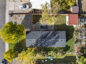 Aerial view of property and surrounding area