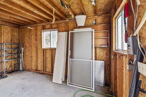 View of storage room