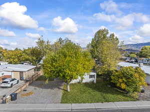 Obstructed view of property with a mountain view