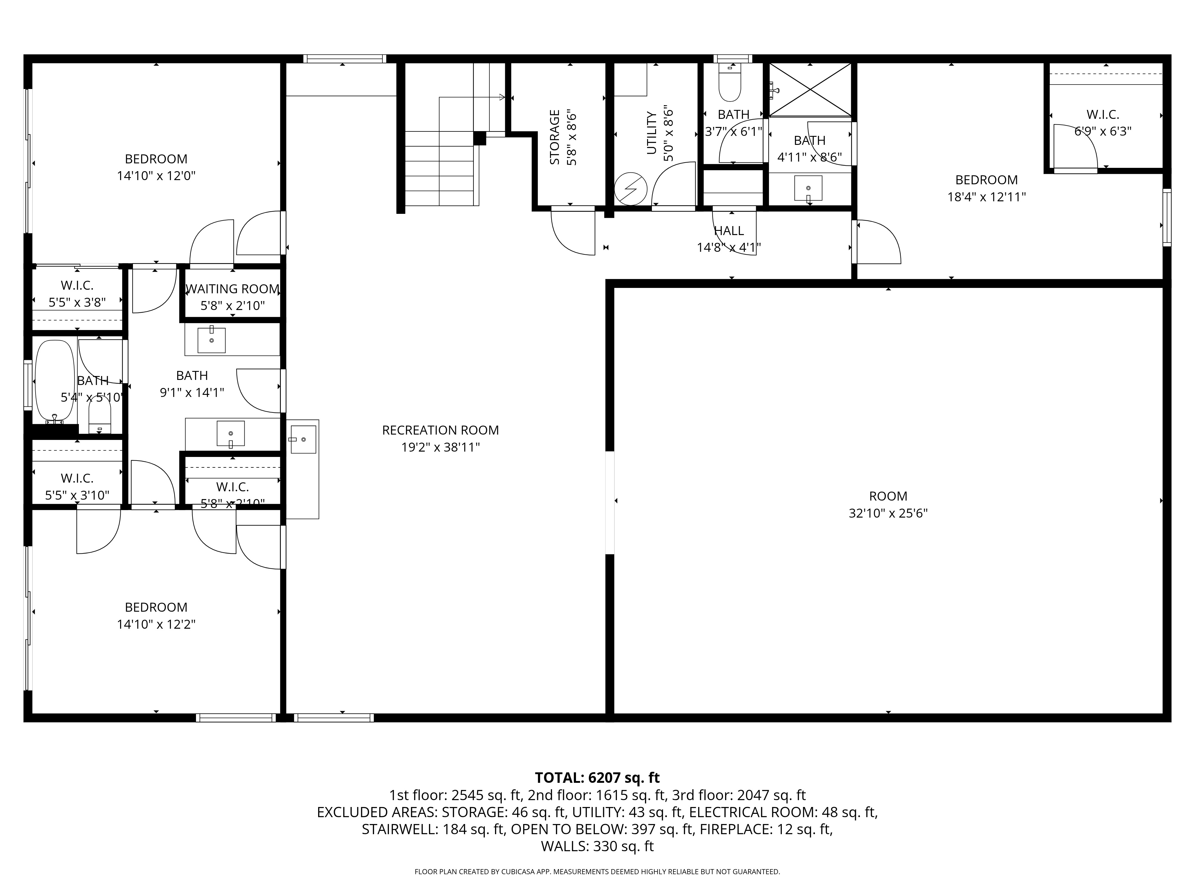 View of room layout