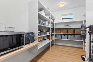 View of large pantry