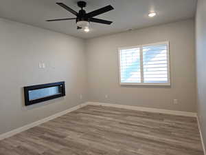 Basement bedroom, windows out of the ground.