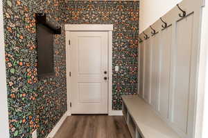 Mudroom from the garage and next to the laundry room