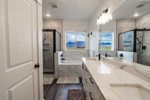 private toilet room in this perfect master bathroom