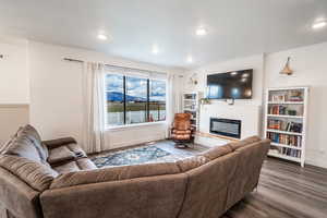 Fireplace with hearth