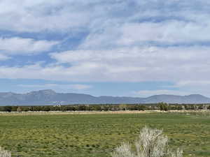 Mountain view featuring rural landscape