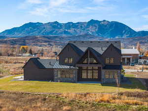 View of mountain backdrop
