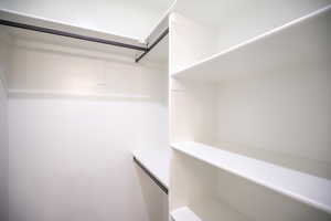View of spacious closet