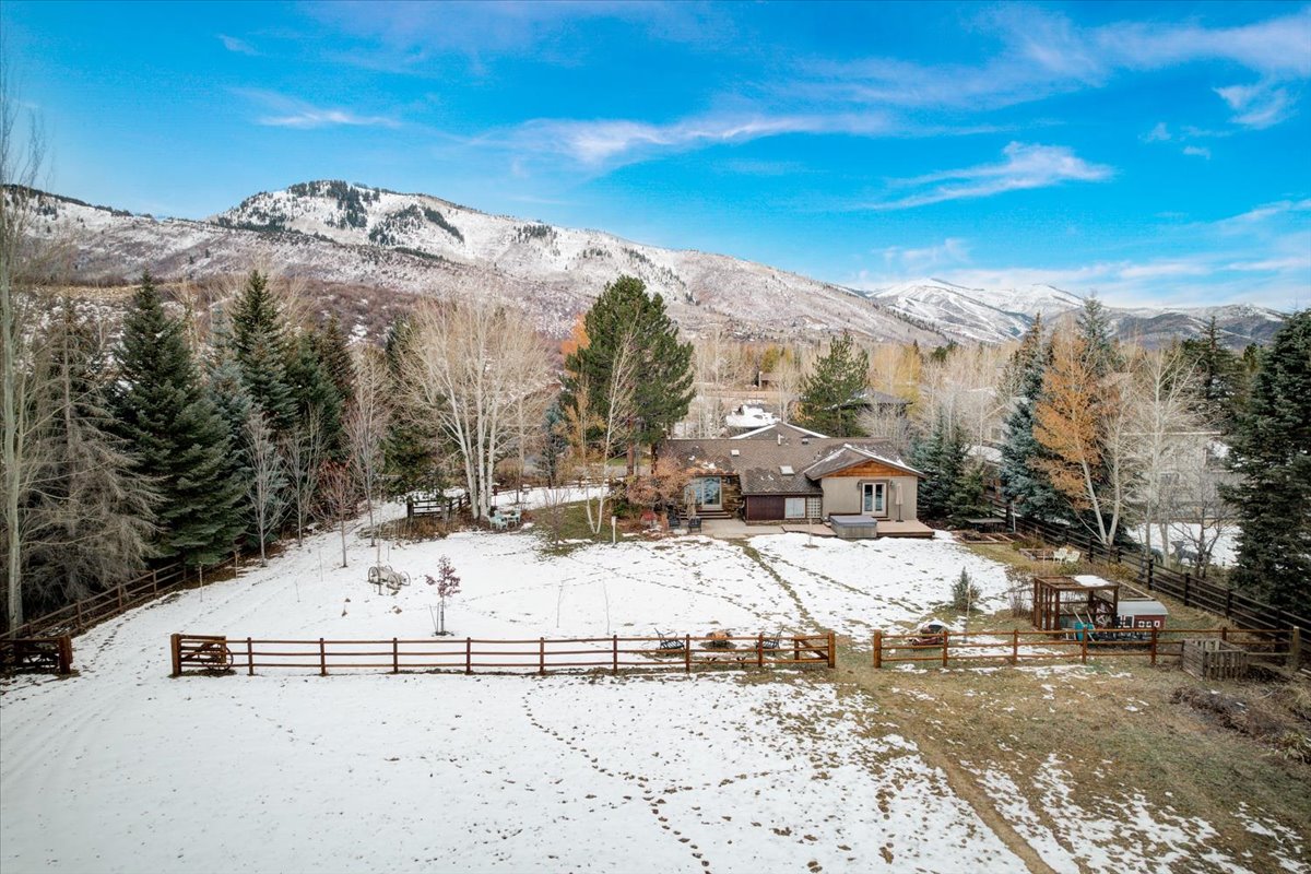 View of mountain background