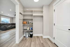 View of storage area