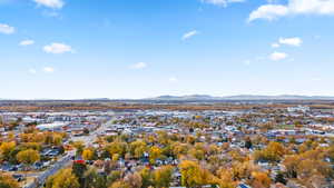 Drone / aerial view of mountains