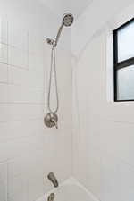 Full bathroom with  shower combination
