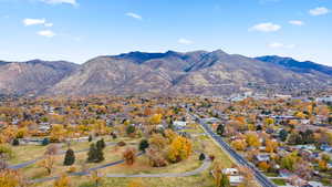 View of mountain background