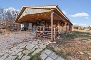 Rear view of property