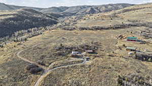 Mountain view featuring rural landscape