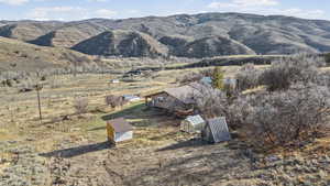 View of mountain background