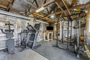 View of workout room