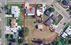 Estimated outline of property.