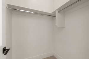 View of spacious closet