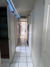 Hall with main wall unit AC