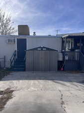 One of the sheds for storage