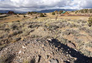 View of mountain background
