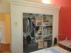 View of closet