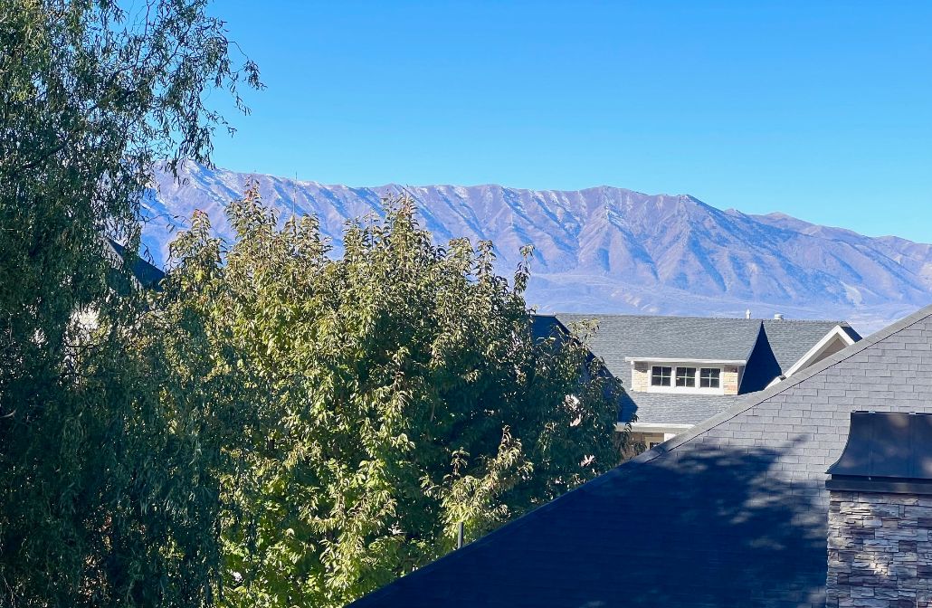 Patio view of the Wellsvilles to the west.