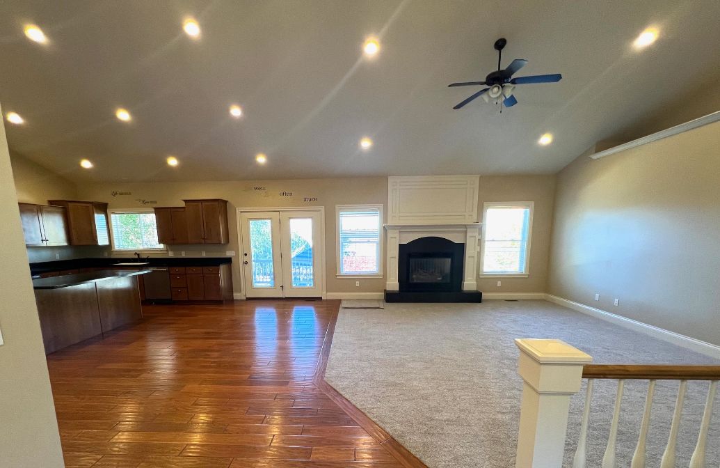 Large open living room. Great gathering place!