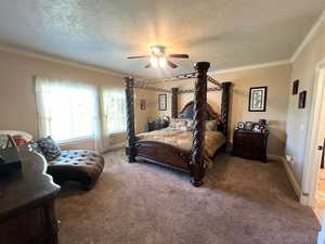 Massive master bedroom suite.