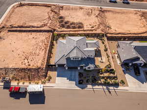 View from above of property