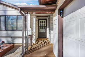 Entrance to property