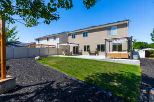 Not 1, but 2 pergolas and grass games for days on end