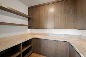 View of storage area