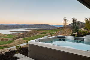 View of mountain background