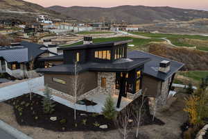 View of mountain background