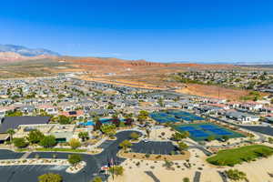 View of property location with nearby suburban area and a mountainous background