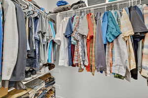 View of spacious closet