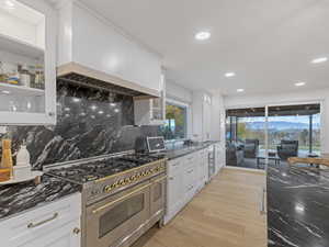 Remodeled gourmet kitchen
