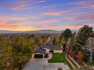 Stunning lake and sunset views