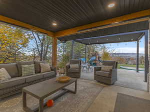 Covered patio
