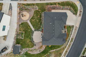 Aerial view of property's location