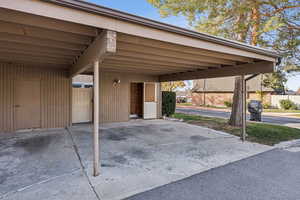 View of vehicle parking