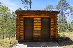 View of outdoor structure