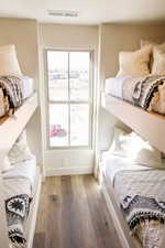 Bedroom featuring light wood-type flooring