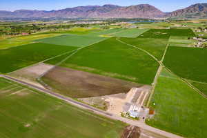 View of rural area with a mountainous background
