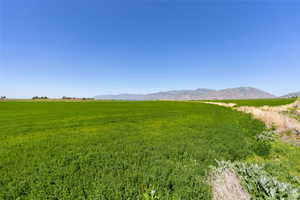 Mountain view featuring rural landscape